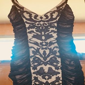 Bebe black detailed dress